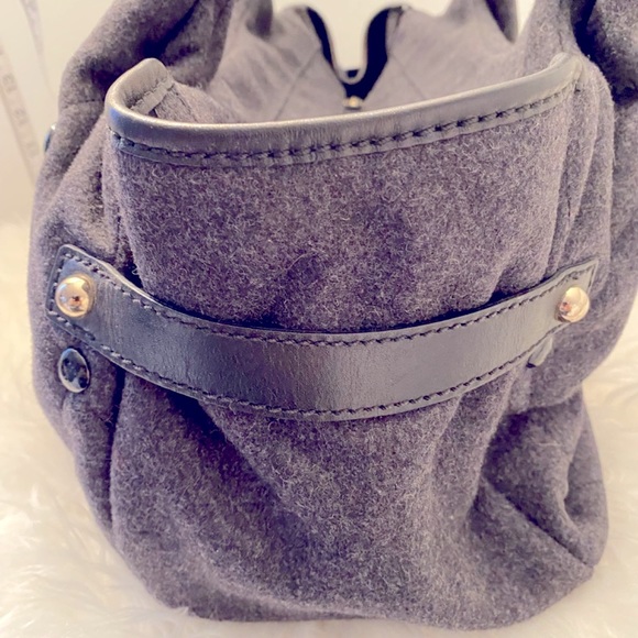 NWOT Kate Spade Authentic Wool Button Hand Bag - Picture 3 of 9